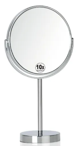 Espelho de Mesa Cromado 10x – Andrea House