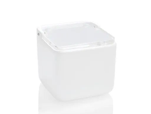 Saleiro em Cerâmica Branco 11 x 11 x 11 cm