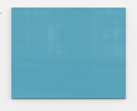 Bi Office - Quadro Magnético Vidro 100x125 cm Azul a Mood Wall Branco