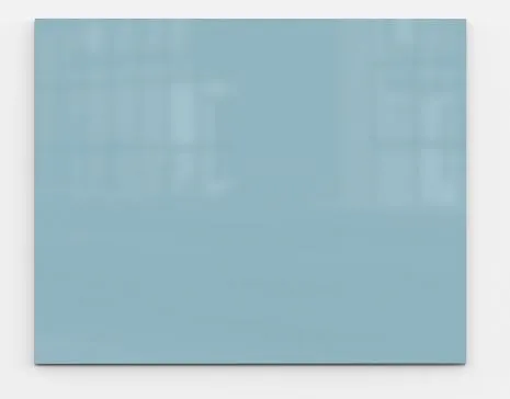 Lintex - Quadro Magnético Vidro 100x125 cm Azul B Mood Wall Branco
