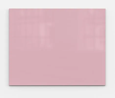 Lintex - Quadro Magnético Vidro 100x125 cm Rosa B Mood Wall Branco