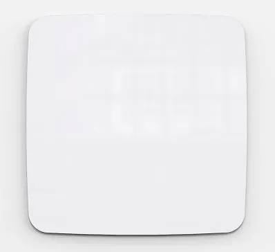Lintex - Quadro Branco Magnético Vidro 100x100 cm Mood Flow Wall