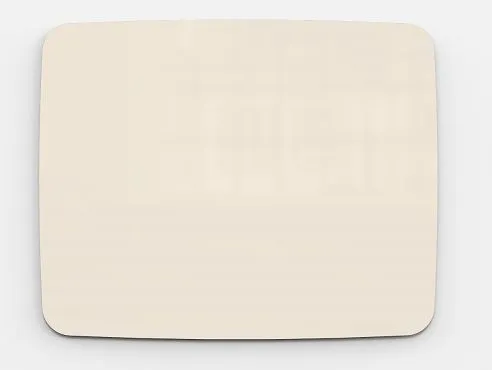 Lintex - Quadro Magnético Vidro 100x125 cm Mood Flow Wall Branco