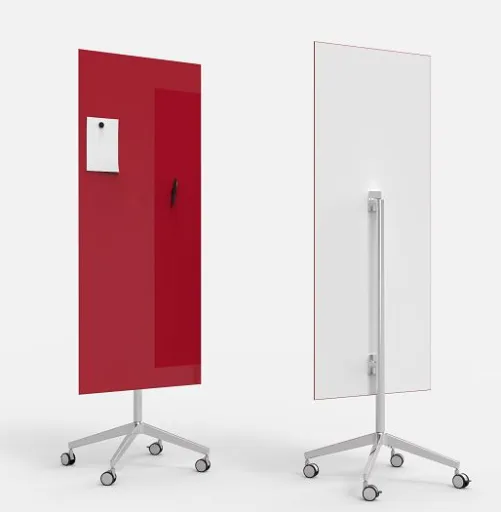 Lintex - Quadro Magnético Vidro para Escrita 65x157,5 cm Mood Mobile Branco