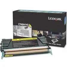 Toner Lexmark Amarelo Elevada Capacidade com Programa Retorno C748H1YG