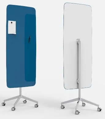 Lintex - Quadro Magnético Vidro 65x157,5 cm Mood Flow Mobile