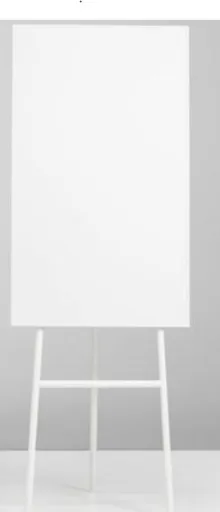Lintex - Quadro Branco Flip Chart One 70,7x196x65 cm (Cavalete / Conferência)