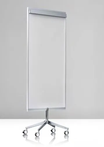 Quadro Branco Tripé 72,5x157,5 cm M3 Mobile Whiteboard Flip Chart - Lintex