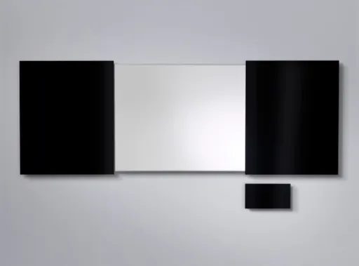 Quadro Magnético Branco 168,5x101,5x8,5 cm Mood Conference Whiteboard - Lintex