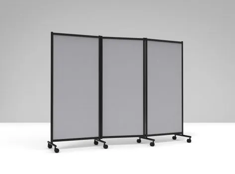 Biombo Cinza 2280x1705 mm One Screen - Lintex