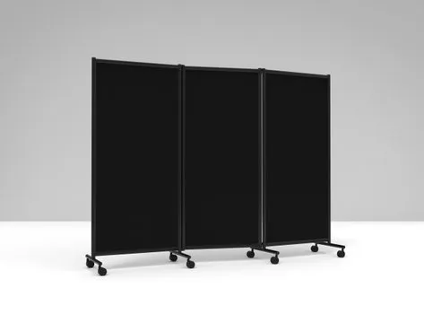 Biombo Preto 2280x1705 mm One Screen - Lintex