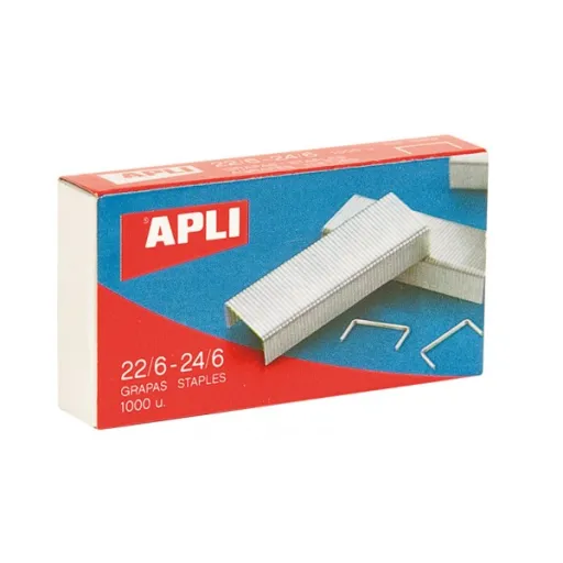 Agrafes Apli 22/6 - 24/6 1000 Agrafes
