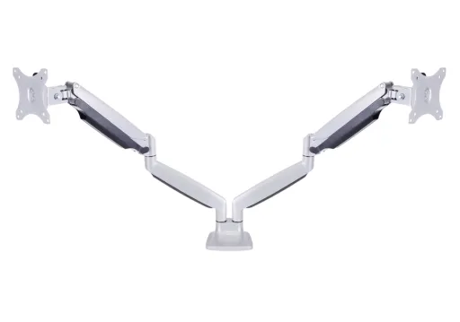 Suportes 2 Monitores 15-27" Mesa Silver