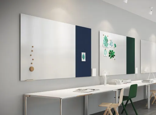 LINTEX - Quadro Branco e de Avisos Air Textile 50x249 cm
