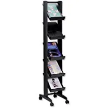 Expositor Movel para Brochuras e Revistas 350x1675x385mm