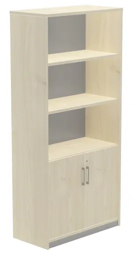 Armário de Escritório com Portas e Prateleiras 900x450x1950mm - Rocada