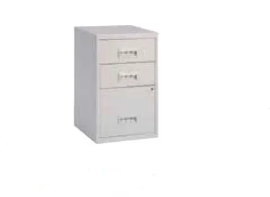 Bloco de Gavetas 400x400x660 mm 2 Gavetas Cinza - Pierre Henry