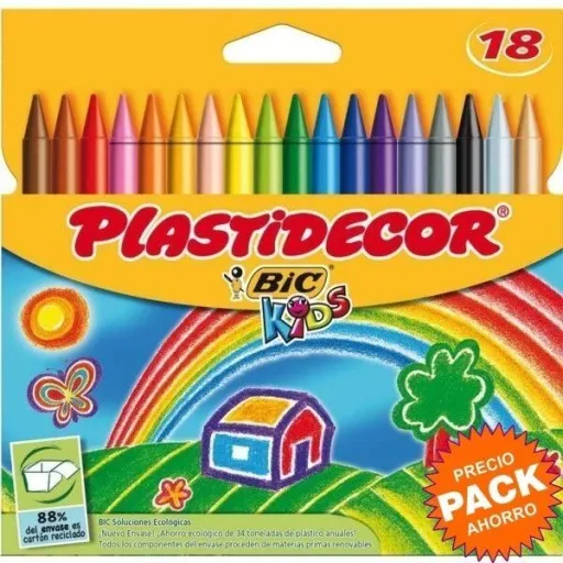 Lápis de Cera 18Un. - BIC