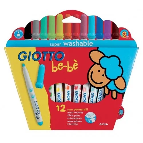 Marcadores Giotto Bébé 12 Unidades - Giotto
