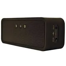 Colunas de Som Bluetooth Portátil MXSP-BT03 Preto