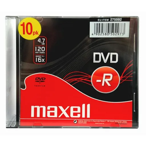 Dvd-r Maxell Pack 10Un.