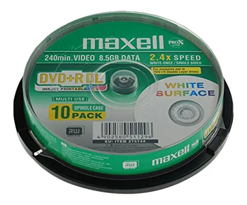Dvd+r Maxell 10Un.