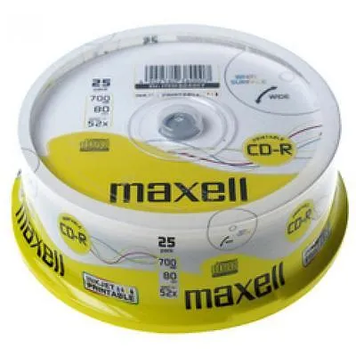 Cd R 80 Pr-w Maxell Multi Uso 25Un.