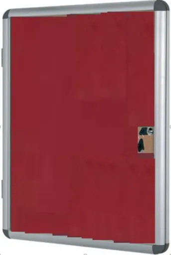 Vitrine Interior Feltro Enclore 280x367x35mm Vermelho - Bi Office