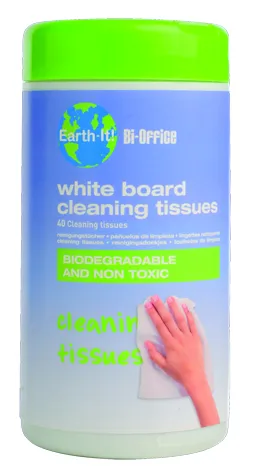 Toalhitas de Limpeza para Quadros Brancos – Bi-Office Earth-it – 100 Folhas