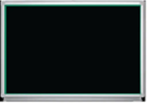 Nobo Quadro para Giz Preto Infinity 45x60cm