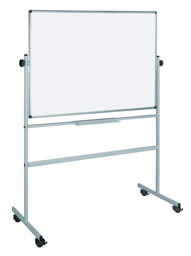 Quadro Branco Rotativo com Cavalete – Dupla Face Porcelana 90x120cm