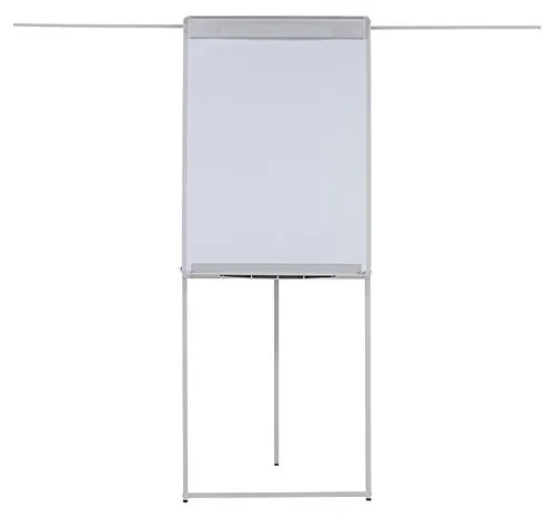 Bi-Office - Quadro Branco Tripé Magnético 70x100 cm Flip Chart Design Branco com Cavalete