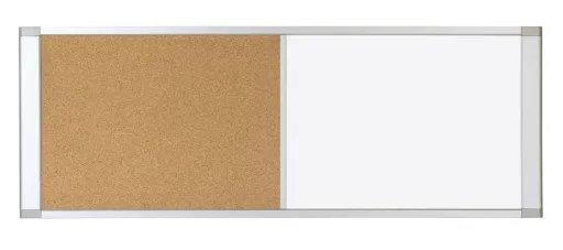 Bi-Office – Quadro Combinado Cortiça/Magnético 35x90cm