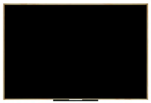 Bi Office - Quadro para Giz Moldura Branca 58,5x88,5 cm New Basic