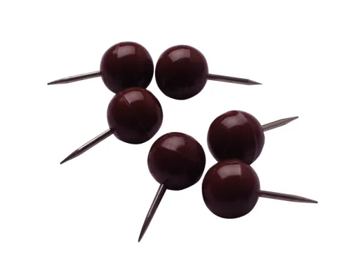 Alfinete de Sinalização Castanho 50Un.