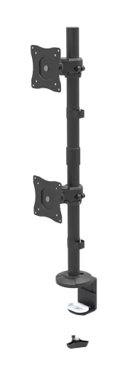 Suporte de Tv de Mesa Vertical 13” a 27” (2 Monitores) Vesa 100 X 100