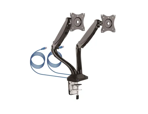 Suporte de Tv de Mesa Horizontal 13” a 27” (2 Monitores) Vesa 100 X 100