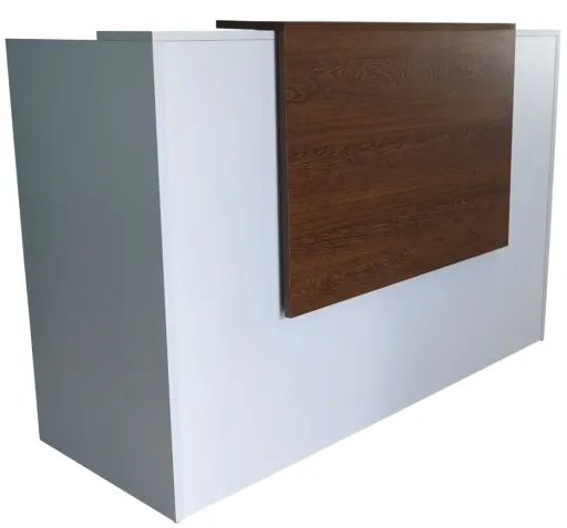 Balcão de Receção 1600x700x1100 mm com Painel - Riva