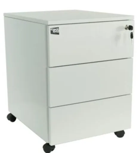 Bloco de Gavetas 400x540x520 mm Metálico Cinza - Riva