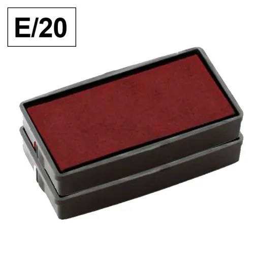 Almofadas para Carimbos Printer e 20 Vermelho Branco