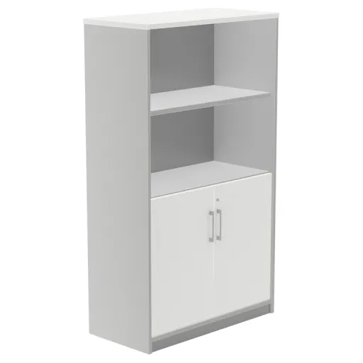 Armário Misto 156x90x45 cm Branco - Rocada