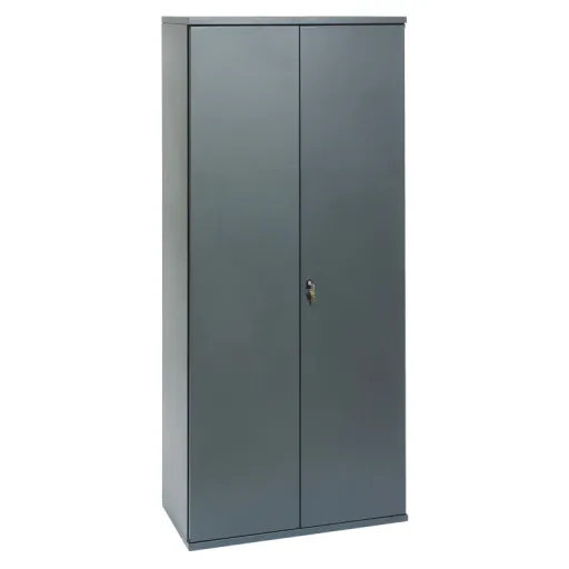 Armário Alto com Portas de Bater 800x410x1980 mm Cinza - Pierre Henry