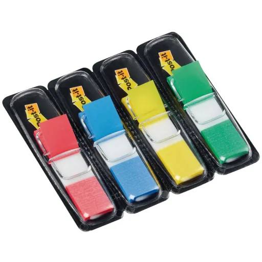 Notas Aderentes Index  Post-it 12X43,1 4 Cores140Un.