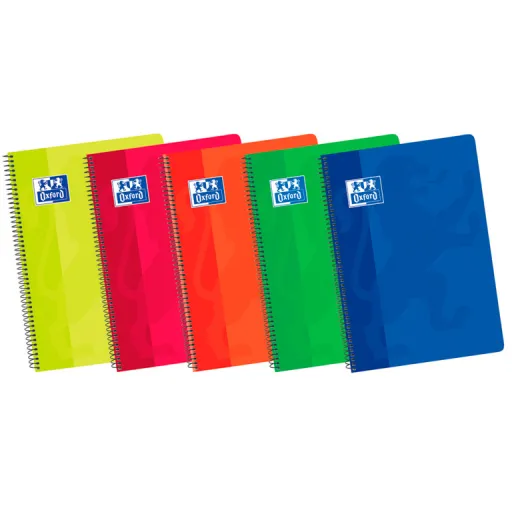 Bloco Espiral Oxford Fólio 80 Fls 90g Quadriculado 4 mm – Oxford
