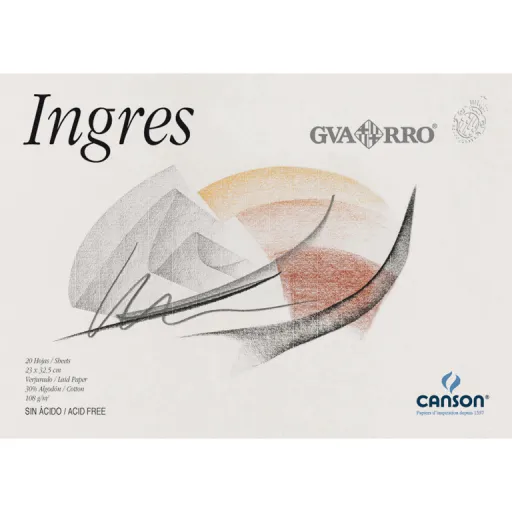 Bloco Desenho Ingres A4+ 108g 20 Fls – Guarro