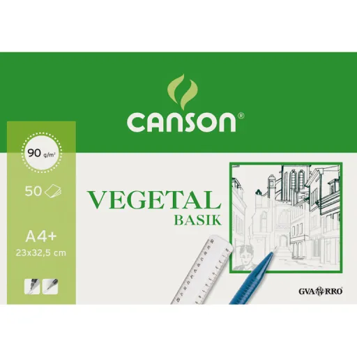 Bloco Papel Vegetal A4+ 95g 50 Fls – Canson