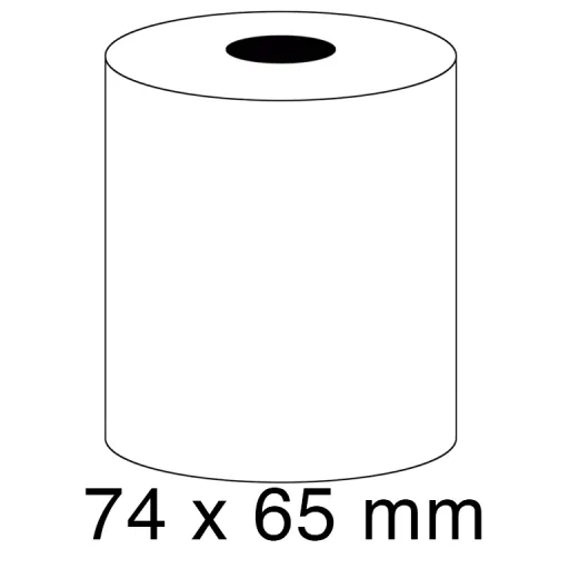 Rolo de Papel Electra 74X65X12