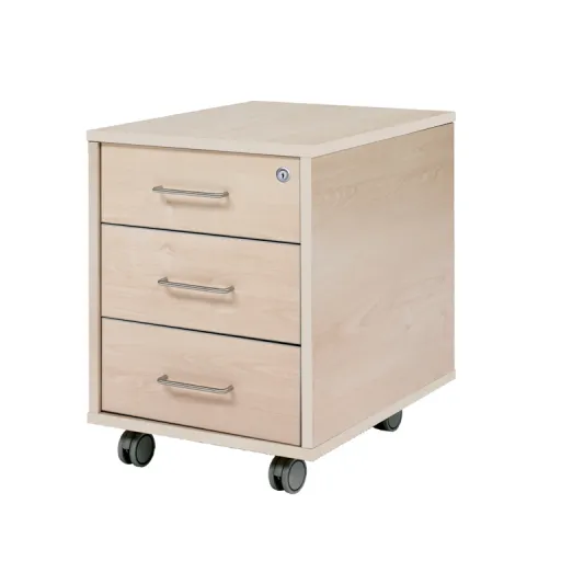 Bloco de 3 Gavetas 60x43x58 cm Faia - Rocada