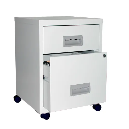Bloco de Gavetas 400x400x570 mm 2 Gavetas Cinza - Pierre Henry