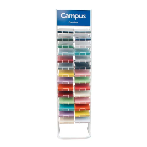 Cartolina Campus A4 Expositor 14 Cores - Campus